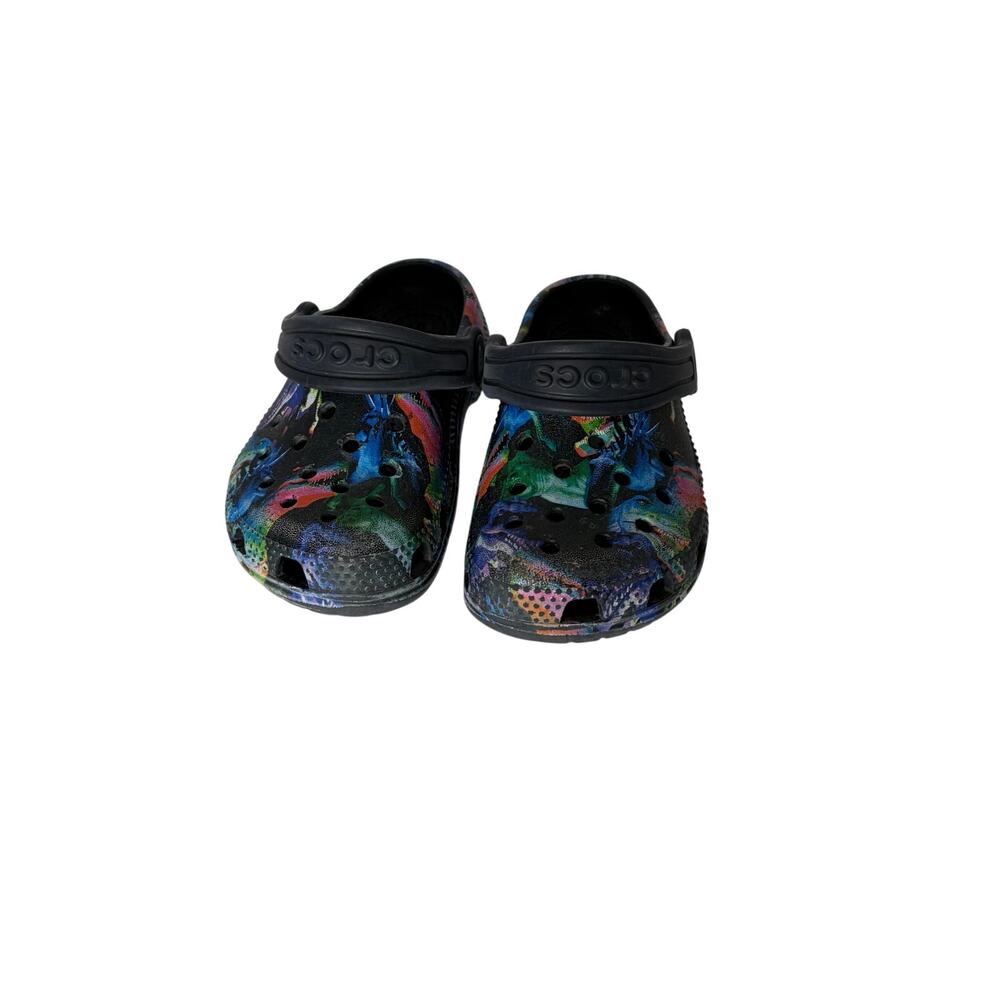 Crocs Classic Dinosaur Dino Printed Clogs Slip On Toddler Size 7